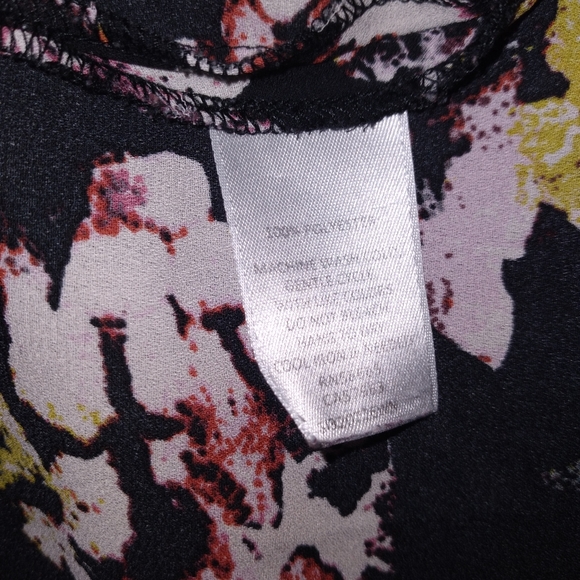 Sejour Floral Button-up Plus Size 20w - Picture 5 of 5